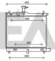  31R28087 - RADIADOR->APLICACION ORIGINAL HYUND