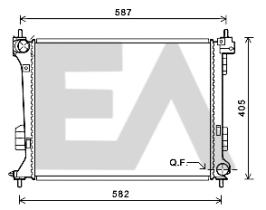  31R28088 - RADIADOR->APLICACION ORIGINAL HYUND