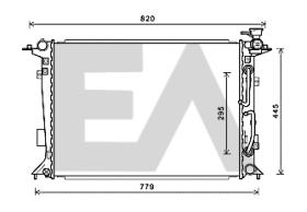  31R28095 - RADIADOR->APLICACION ORIGINAL HYUND