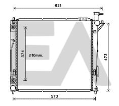  31R28097 - RADIADOR->APLICACION ORIGINAL HYUND