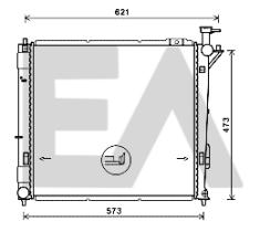  31R28098 - RADIADOR->APLICACION ORIGINAL HYUND