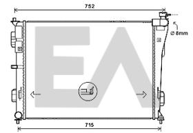 31R28102 - RADIADOR->APLICACION ORIGINAL HYUND
