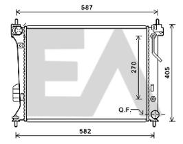  31R28109 - RADIADOR->APLICACION ORIGINAL HYUND