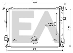  31R28113 - RADIADOR->APLICACION ORIGINAL HYUND