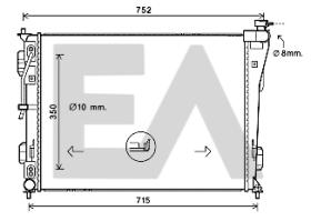  31R28114 - RADIADOR->APLICACION ORIGINAL HYUND