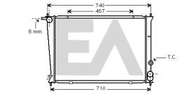  31R28123 - RADIADOR AGUA HYUNDAI