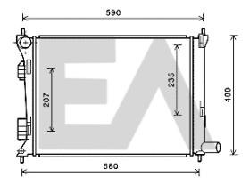 ElectroAuto 31R28142 - RADIADOR->APLICACION ORIGINAL HYUND