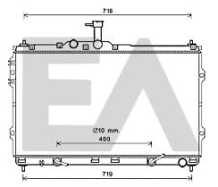 ElectroAuto 31R28146 - RADIADOR->APLICACION ORIGINAL HYUND