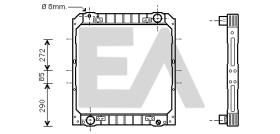 ElectroAuto 31R30020 - RADIADOR->APLICACION ORIGINAL IVECO