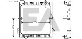 ElectroAuto 31R30024 - RADIADOR AGUA IVECO