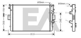 ElectroAuto 31R30025 - RADIADOR->APLICACION ORIGINAL IVECO