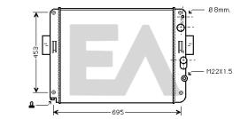 ElectroAuto 31R30029 - RADIADOR->APLICACION ORIGINAL IVECO