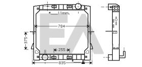 ElectroAuto 31R30035 - RADIADOR->APLICACION ORIGINAL IVECO