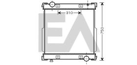  31R30036 - RADIADOR AGUA IVECO