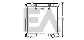 ElectroAuto 31R30037 - RADIADOR AGUA IVECO