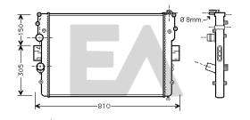  31R30050 - RADIADOR AGUA IVECO