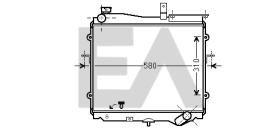 ElectroAuto 31R36006 - RADIADOR->APLICACION ORIGINAL KIA