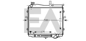 ElectroAuto 31R36007 - RADIADOR->APLICACION ORIGINAL KIA