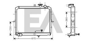 ElectroAuto 31R36010 - RADIADOR->APLICACION ORIGINAL KIA