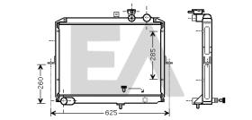 ElectroAuto 31R36014 - RADIADOR->APLICACION ORIGINAL KIA