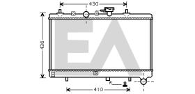 ElectroAuto 31R36015 - RADIADOR AGUA KIA