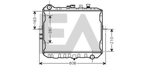 ElectroAuto 31R36037 - RADIADOR->APLICACION ORIGINAL KIA