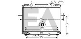 ElectroAuto 31R36040 - RADIADOR->APLICACION ORIGINAL KIA