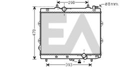 ElectroAuto 31R36042 - RADIADOR->APLICACION ORIGINAL KIA