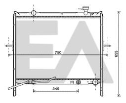 ElectroAuto 31R36052 - RADIADOR->APLICACION ORIGINAL KIA