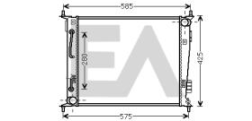 ElectroAuto 31R36056 - RADIADOR->APLICACION ORIGINAL KIA