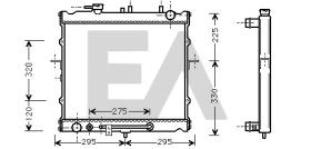 ElectroAuto 31R36070 - RADIADOR->APLICACION ORIGINAL KIA