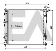 ElectroAuto 31R36090 - RADIADOR->APLICACION ORIGINAL HYUND