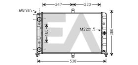 ElectroAuto 31R39005 - RADIADOR->APLICACION ORIGINAL LADA