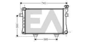 ElectroAuto 31R39006 - RADIADOR->APLICACION ORIGINAL LADA