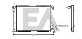 ElectroAuto 31R40002 - RADIADOR->APLICACION ORIGINAL FIAT