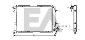 ElectroAuto 31R40003 - RADIADOR->APLICACION ORIGINAL LANCI