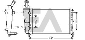 ElectroAuto 31R40010 - RADIADOR->APLICACION ORIGINAL LANCI