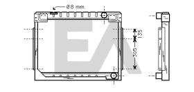 ElectroAuto 31R45017 - RADIADOR->APLICACION ORIGINAL MERCE