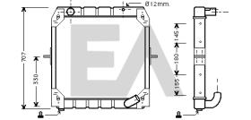 ElectroAuto 31R45020 - RADIADOR->APLICACION ORIGINAL MERCE