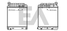 ElectroAuto 31R45022 - RADIADOR AGUA MERCEDES BENZ