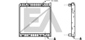 ElectroAuto 31R45024 - RADIADOR->APLICACION ORIGINAL MERCE