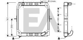 ElectroAuto 31R45030 - RADIADOR->APLICACION ORIGINAL MERCE