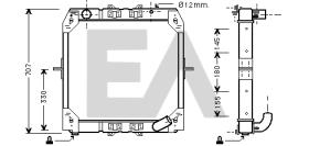 ElectroAuto 31R45035 - RADIADOR->APLICACION ORIGINAL MERCE