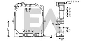 ElectroAuto 31R45037 - RADIADOR->APLICACION ORIGINAL MERCE