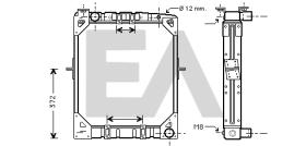 ElectroAuto 31R45038 - RADIADOR->APLICACION ORIGINAL MERCE