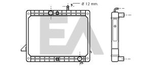 ElectroAuto 31R45041 - RADIADOR AGUA MERCEDES BENZ