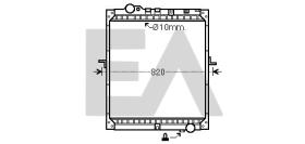 ElectroAuto 31R45045 - RADIADOR->APLICACION ORIGINAL MERCE