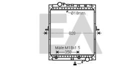  31R45047 - RADIADOR->APLICACION ORIGINAL MERCE