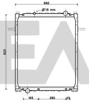 ElectroAuto 31R45063 - RADIADOR->APLICACION ORIGINAL MERCE