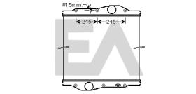 ElectroAuto 31R45064 - RADIADOR->APLICACION ORIGINAL MERCE